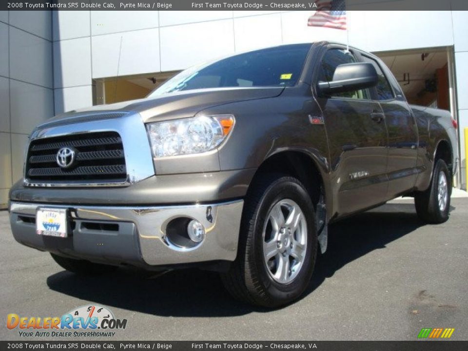 2008 Toyota Tundra SR5 Double Cab Pyrite Mica / Beige Photo #1