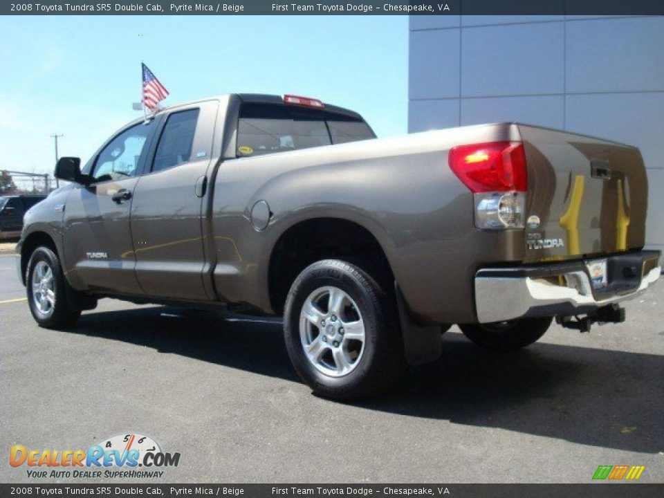 2008 Toyota Tundra SR5 Double Cab Pyrite Mica / Beige Photo #4