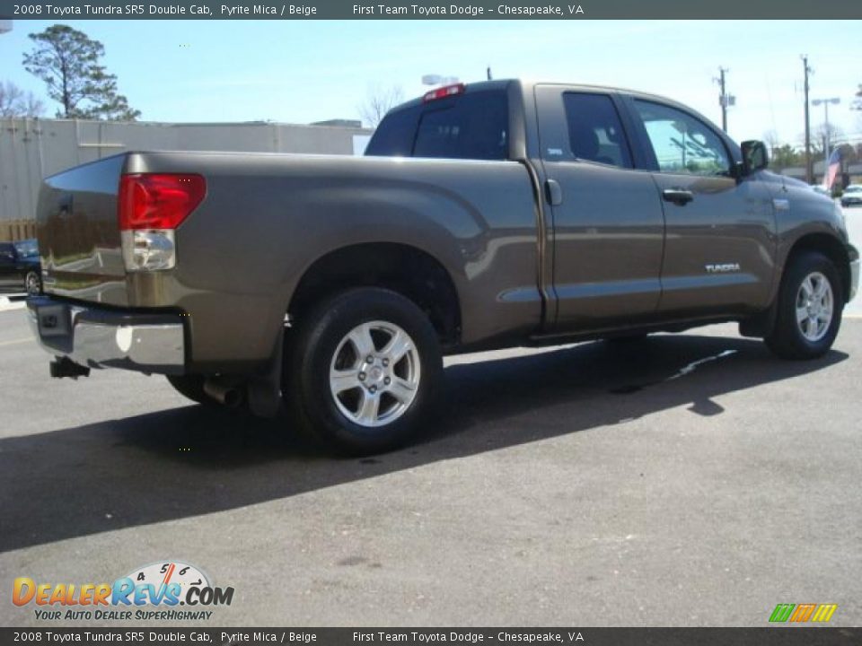 2008 Toyota Tundra SR5 Double Cab Pyrite Mica / Beige Photo #5