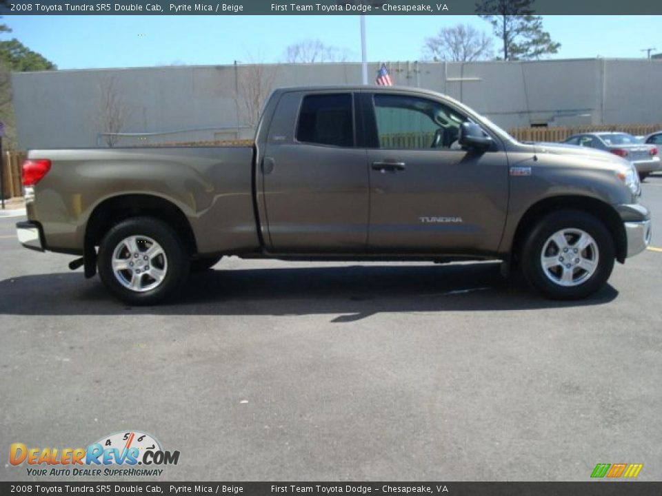 2008 Toyota Tundra SR5 Double Cab Pyrite Mica / Beige Photo #6