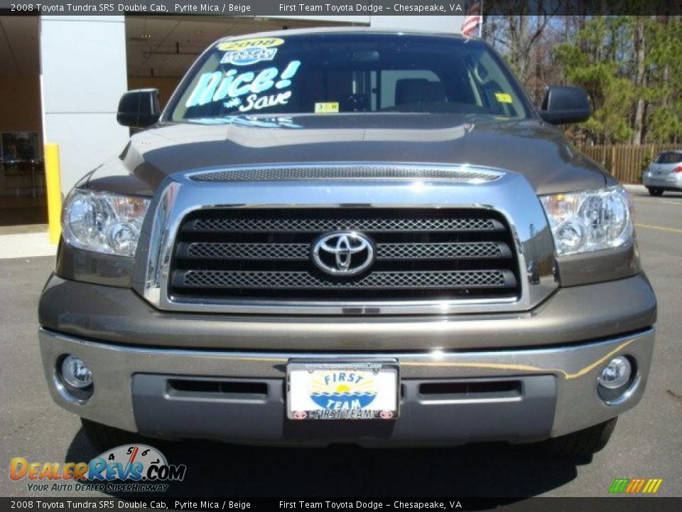 2008 Toyota Tundra SR5 Double Cab Pyrite Mica / Beige Photo #8