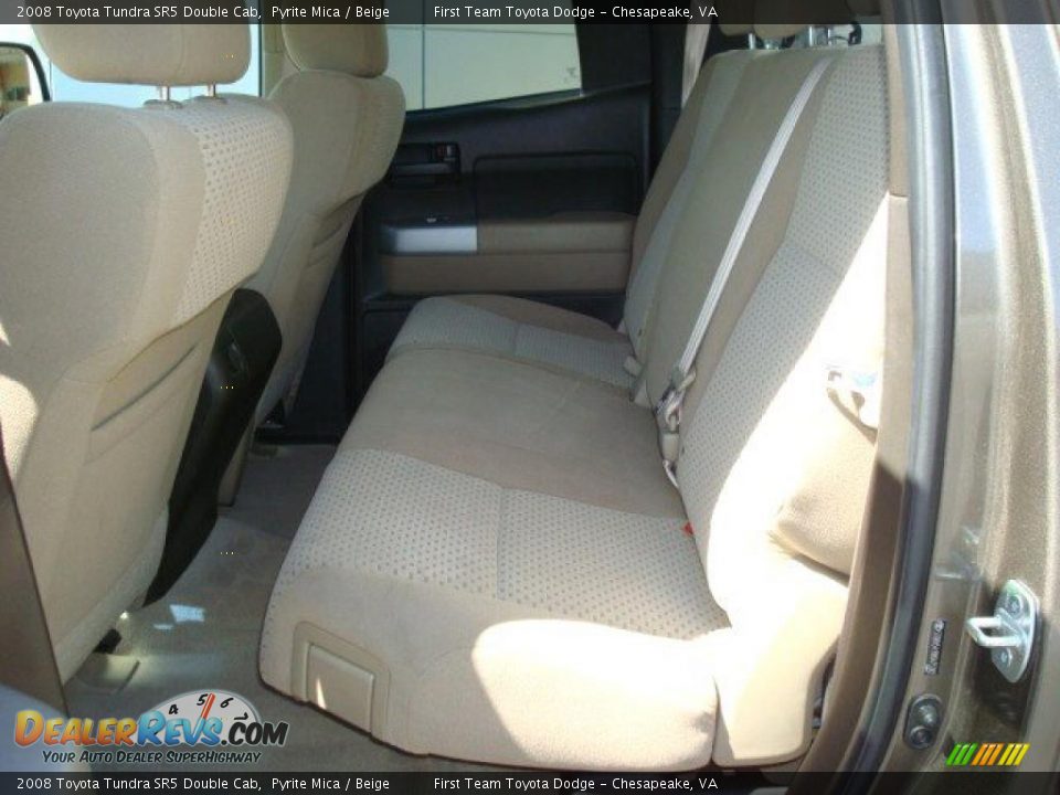 2008 Toyota Tundra SR5 Double Cab Pyrite Mica / Beige Photo #10