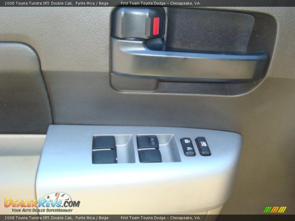 2008 Toyota Tundra SR5 Double Cab Pyrite Mica / Beige Photo #14