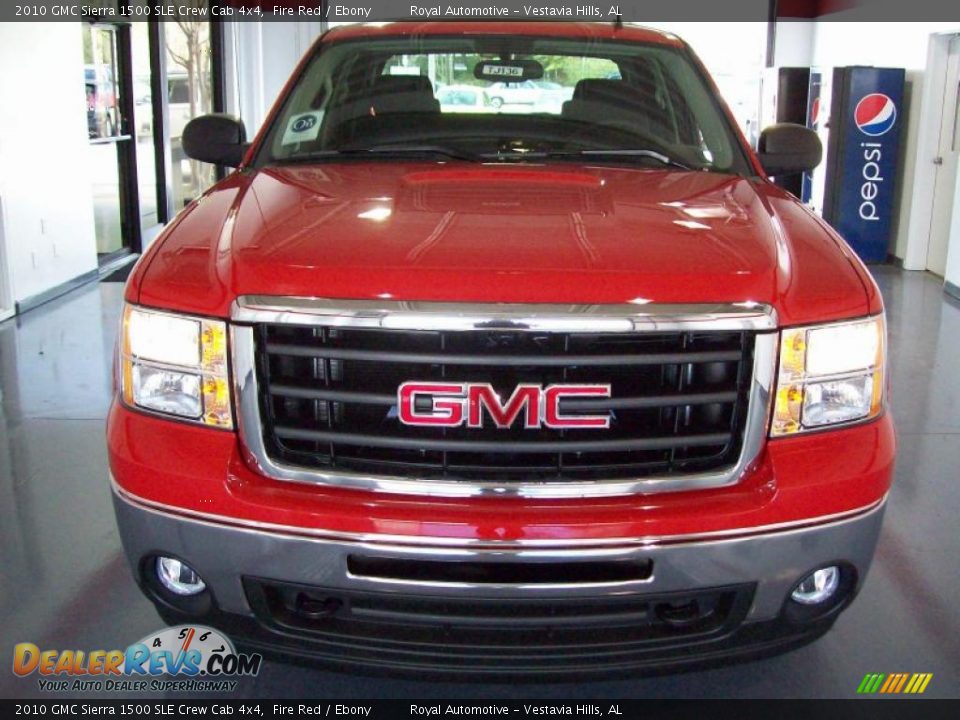 2010 GMC Sierra 1500 SLE Crew Cab 4x4 Fire Red / Ebony Photo #2