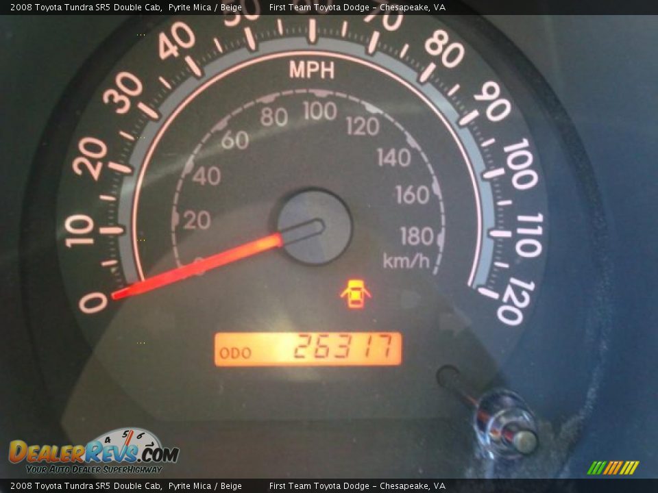2008 Toyota Tundra SR5 Double Cab Pyrite Mica / Beige Photo #18