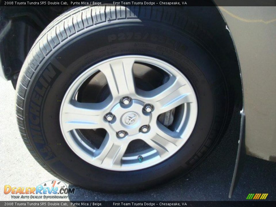 2008 Toyota Tundra SR5 Double Cab Pyrite Mica / Beige Photo #19