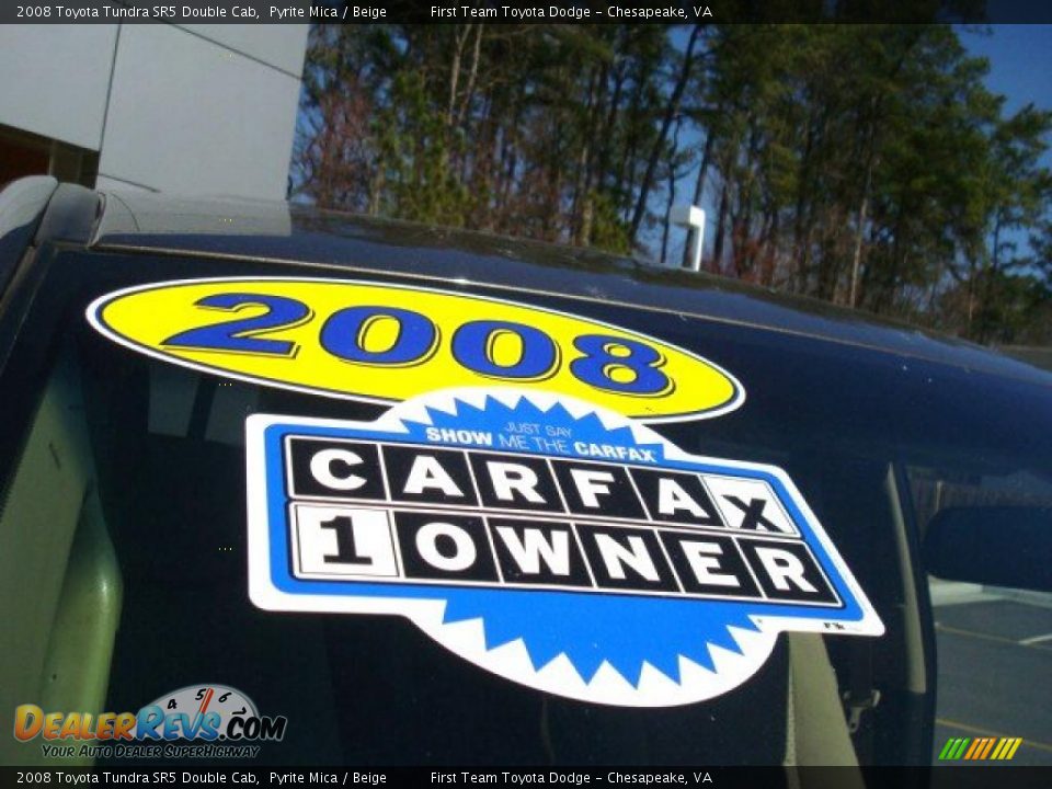 2008 Toyota Tundra SR5 Double Cab Pyrite Mica / Beige Photo #22