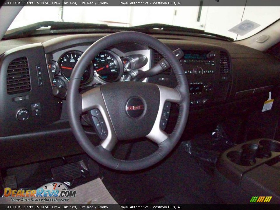 2010 GMC Sierra 1500 SLE Crew Cab 4x4 Fire Red / Ebony Photo #5