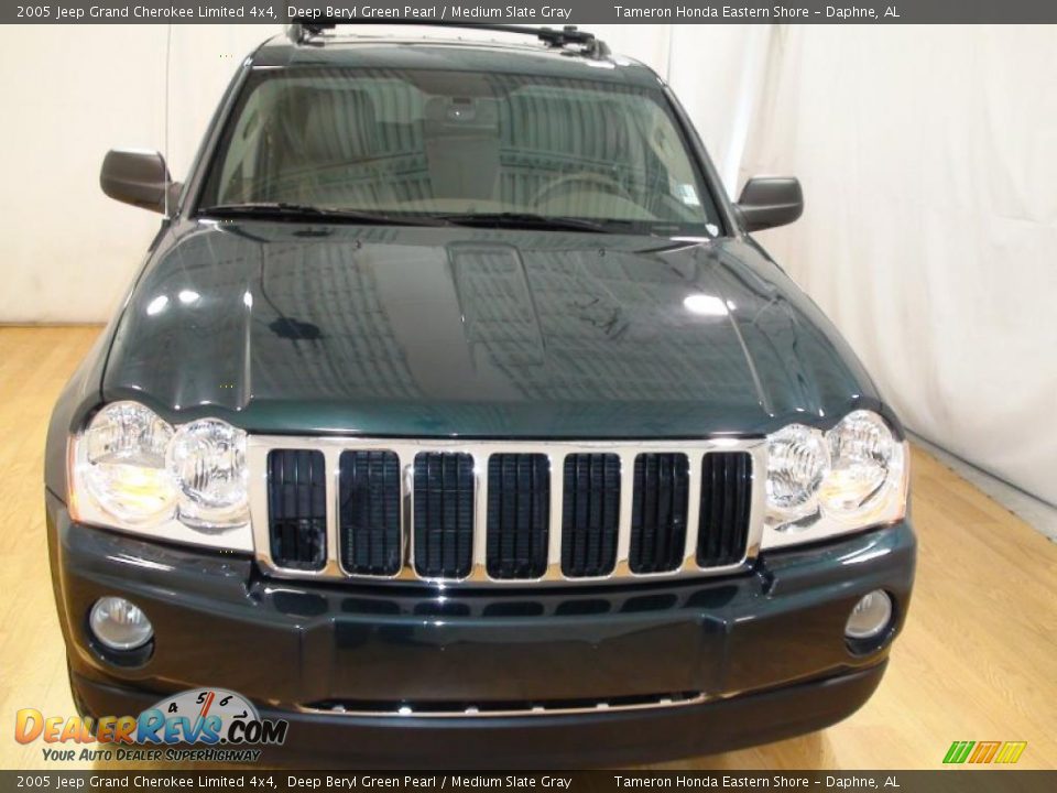 2005 Jeep Grand Cherokee Limited 4x4 Deep Beryl Green Pearl / Medium Slate Gray Photo #4
