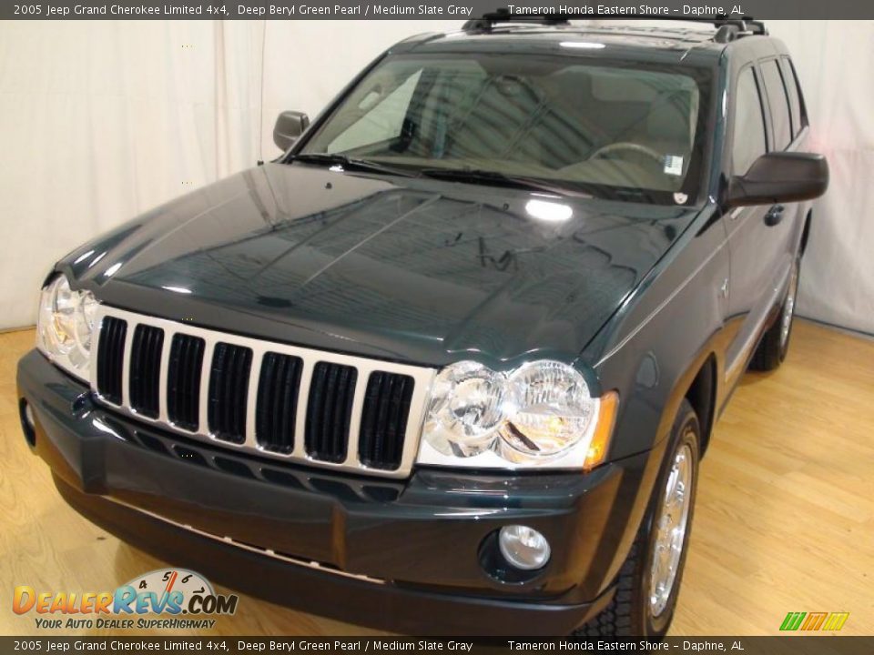 2005 Jeep Grand Cherokee Limited 4x4 Deep Beryl Green Pearl / Medium Slate Gray Photo #5