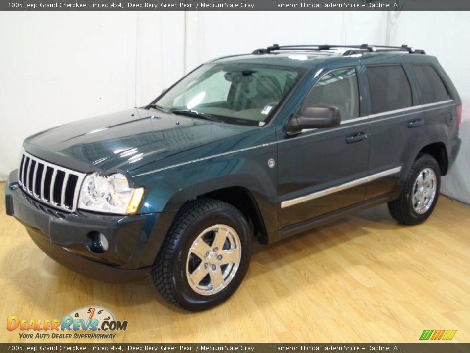 2005 Jeep Grand Cherokee Limited 4x4 Deep Beryl Green Pearl / Medium Slate Gray Photo #6