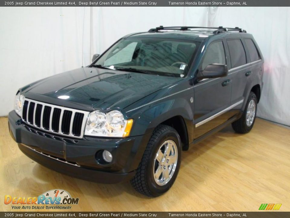 2005 Jeep Grand Cherokee Limited 4x4 Deep Beryl Green Pearl / Medium Slate Gray Photo #7