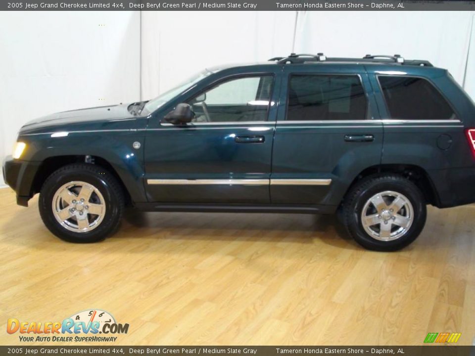 2005 Jeep Grand Cherokee Limited 4x4 Deep Beryl Green Pearl / Medium Slate Gray Photo #8