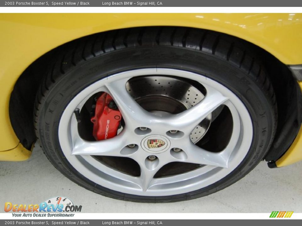 2003 Porsche Boxster S Speed Yellow / Black Photo #3