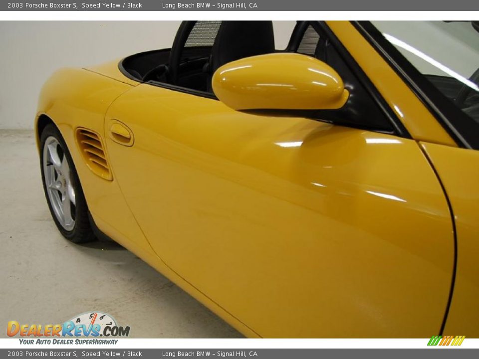 2003 Porsche Boxster S Speed Yellow / Black Photo #4