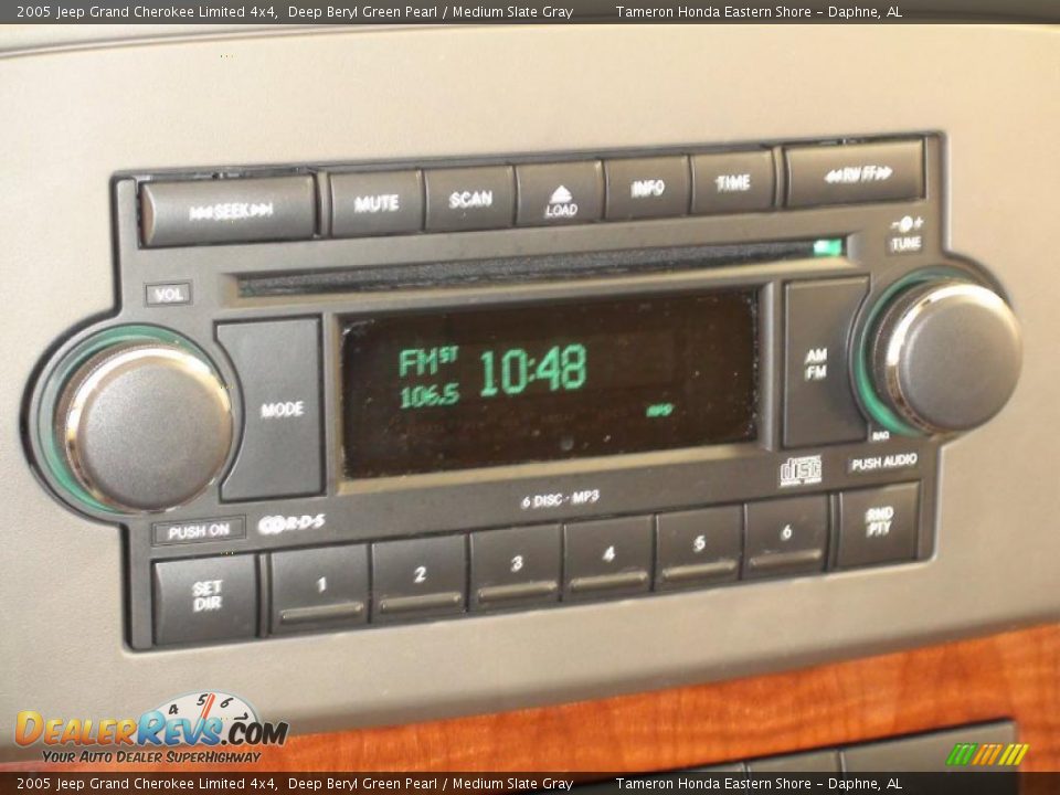 2005 Jeep Grand Cherokee Limited 4x4 Deep Beryl Green Pearl / Medium Slate Gray Photo #21