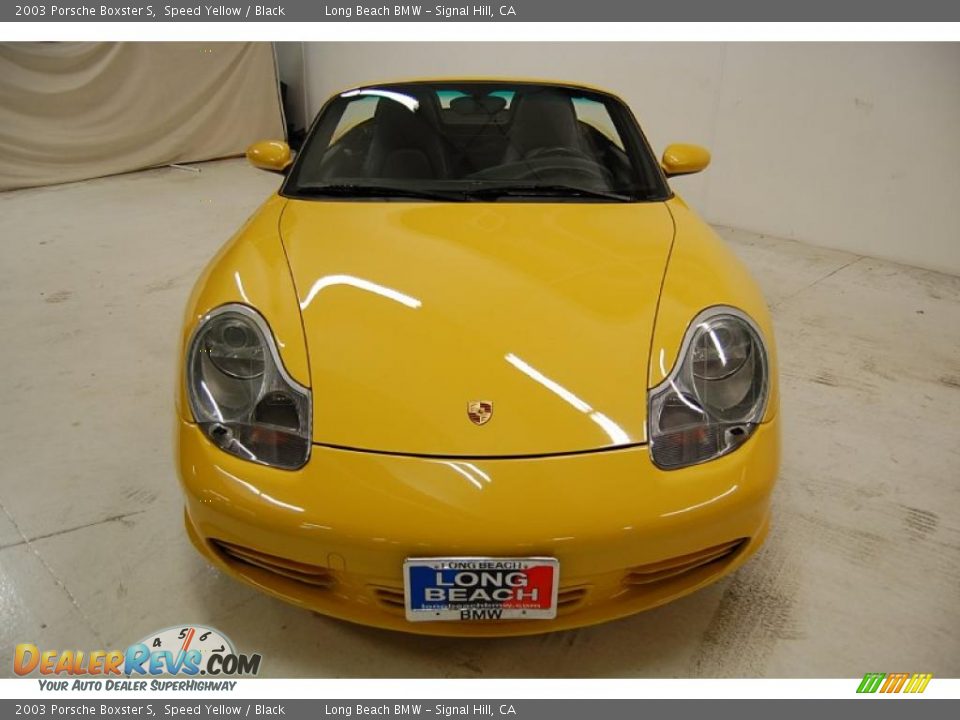 2003 Porsche Boxster S Speed Yellow / Black Photo #5