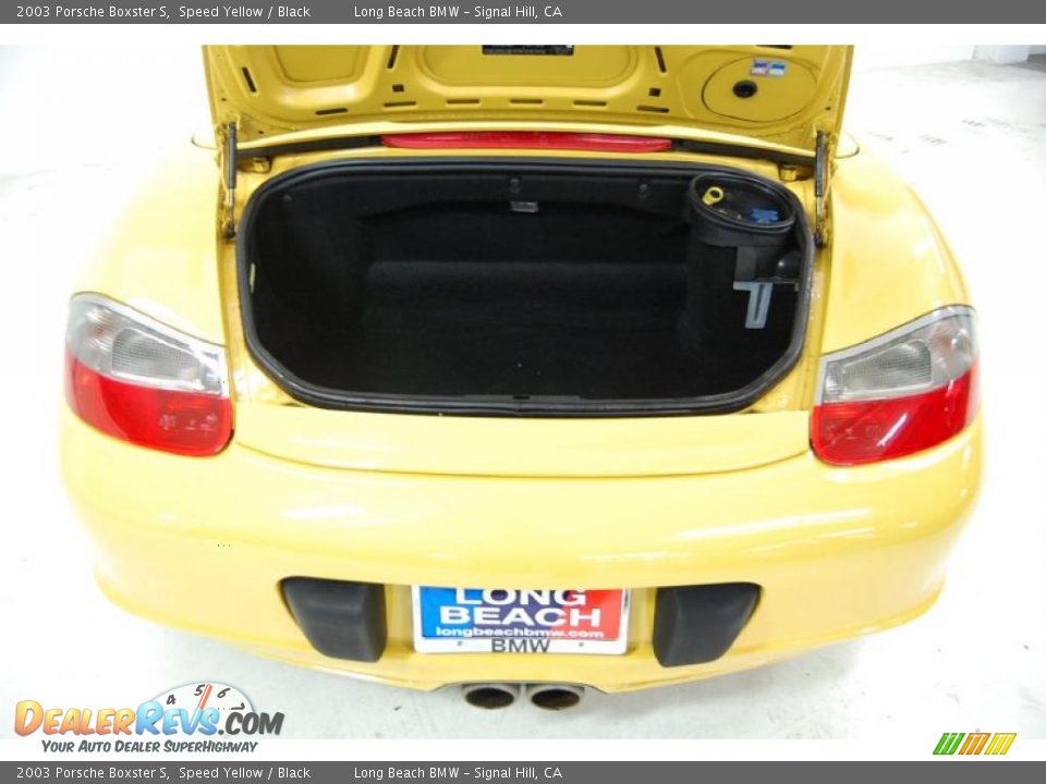 2003 Porsche Boxster S Speed Yellow / Black Photo #8