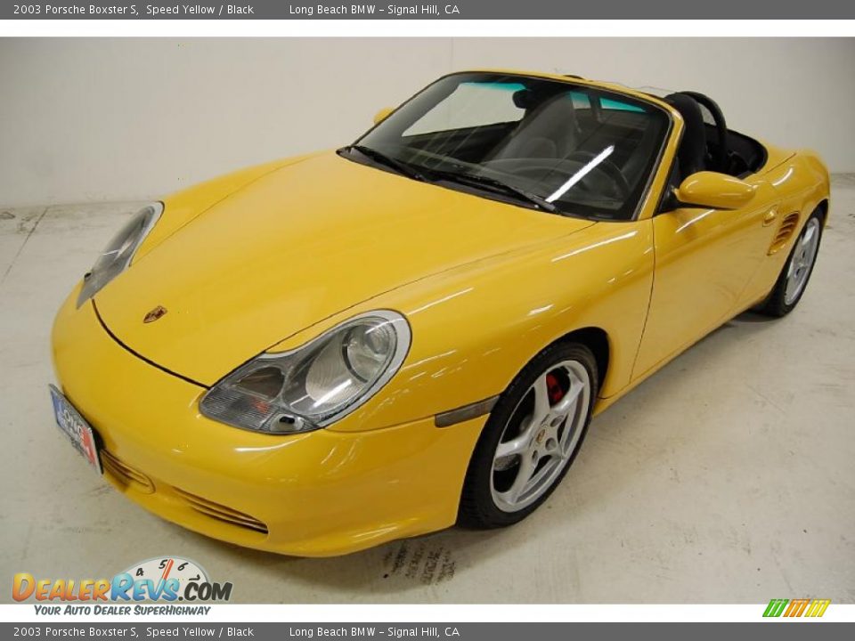 2003 Porsche Boxster S Speed Yellow / Black Photo #10