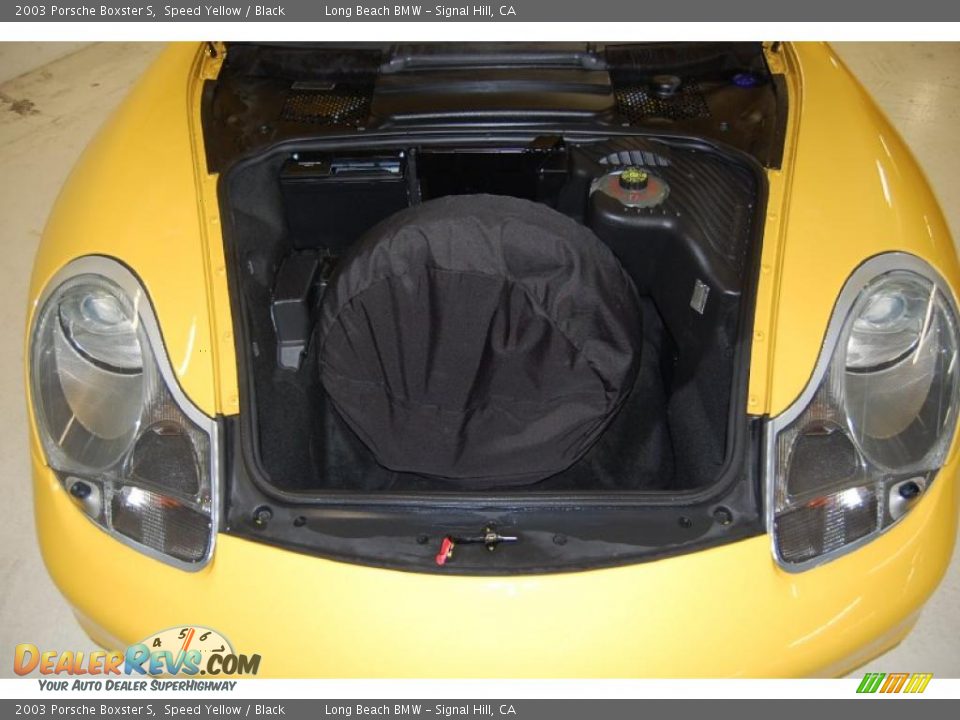 2003 Porsche Boxster S Speed Yellow / Black Photo #14