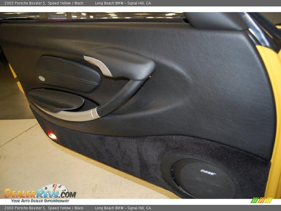 2003 Porsche Boxster S Speed Yellow / Black Photo #16