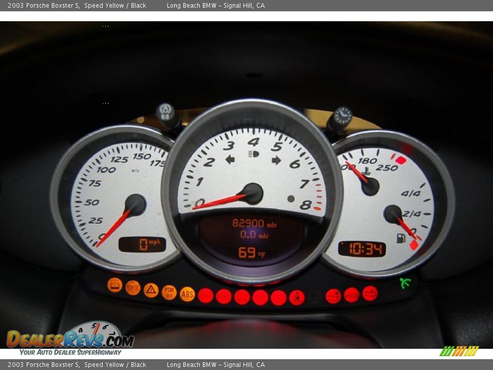 2003 Porsche Boxster S Speed Yellow / Black Photo #18