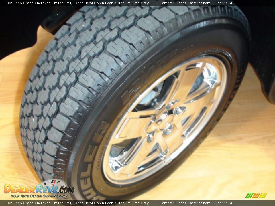 2005 Jeep Grand Cherokee Limited 4x4 Deep Beryl Green Pearl / Medium Slate Gray Photo #35