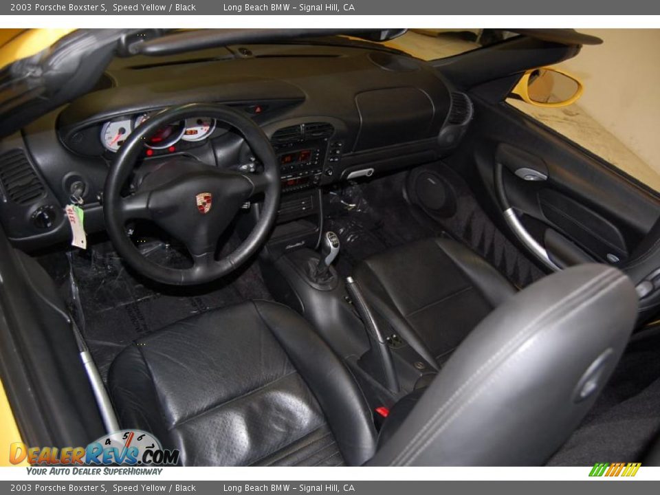 2003 Porsche Boxster S Speed Yellow / Black Photo #19