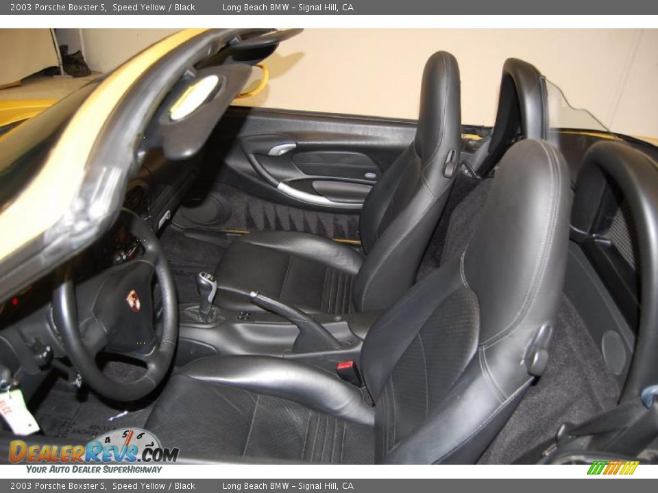 2003 Porsche Boxster S Speed Yellow / Black Photo #20