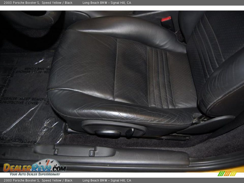2003 Porsche Boxster S Speed Yellow / Black Photo #22