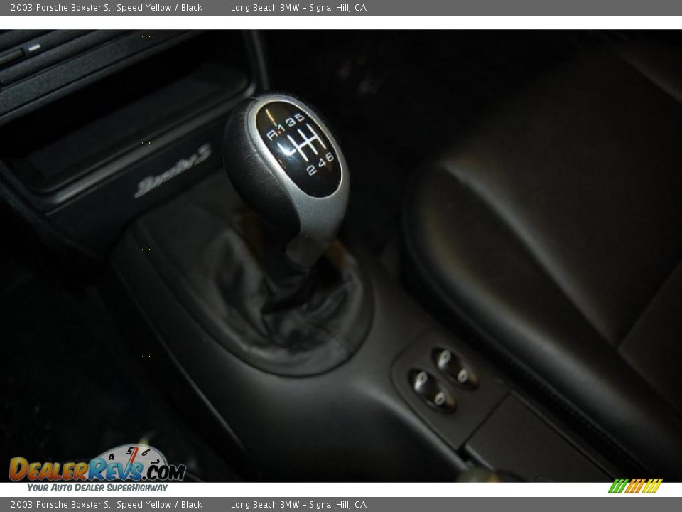 2003 Porsche Boxster S Speed Yellow / Black Photo #26