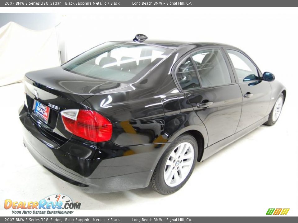 2007 BMW 3 Series 328i Sedan Black Sapphire Metallic / Black Photo #6