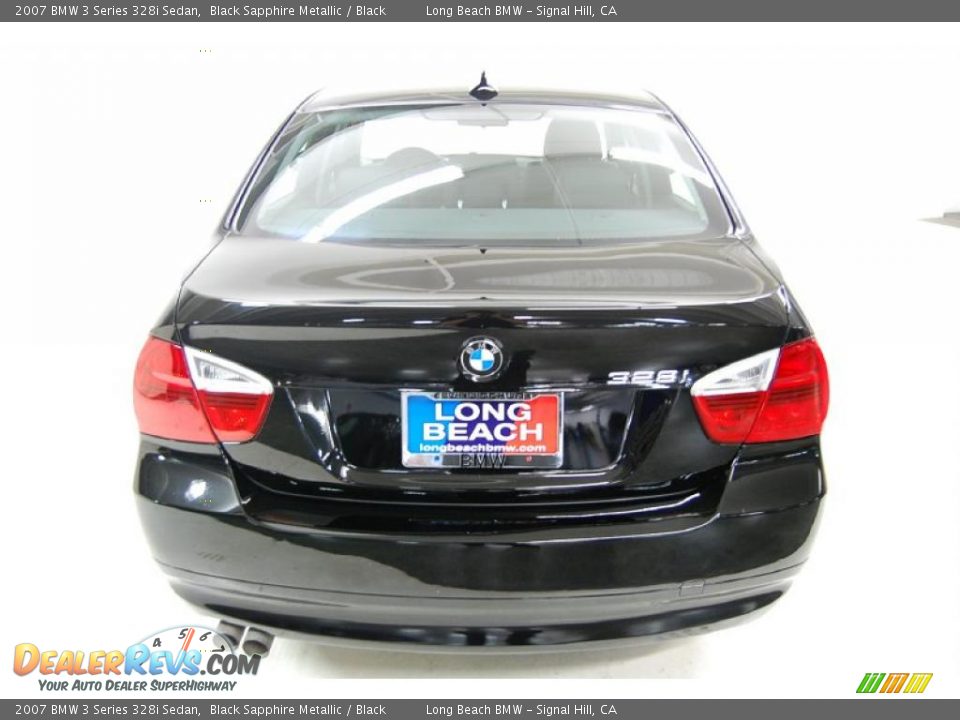 2007 BMW 3 Series 328i Sedan Black Sapphire Metallic / Black Photo #7