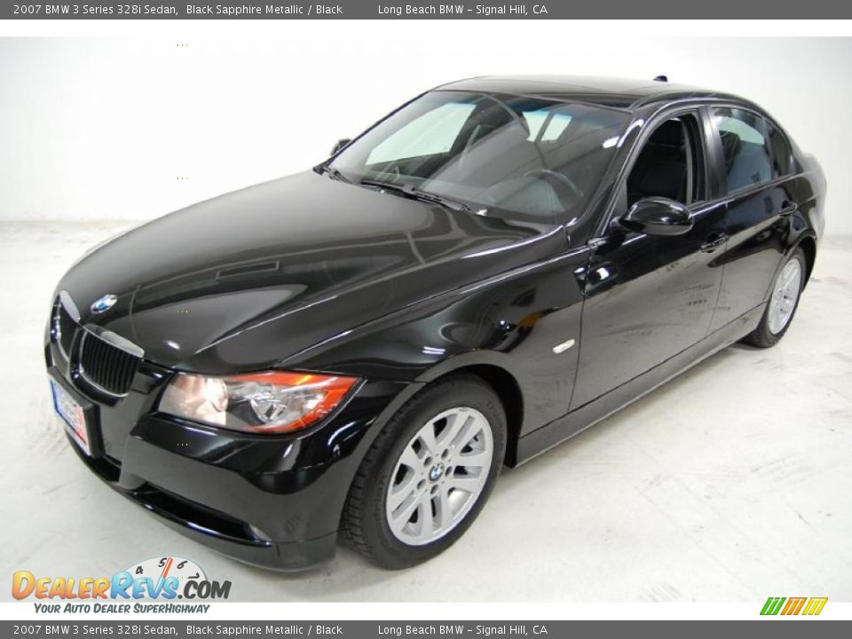 2007 BMW 3 Series 328i Sedan Black Sapphire Metallic / Black Photo #10