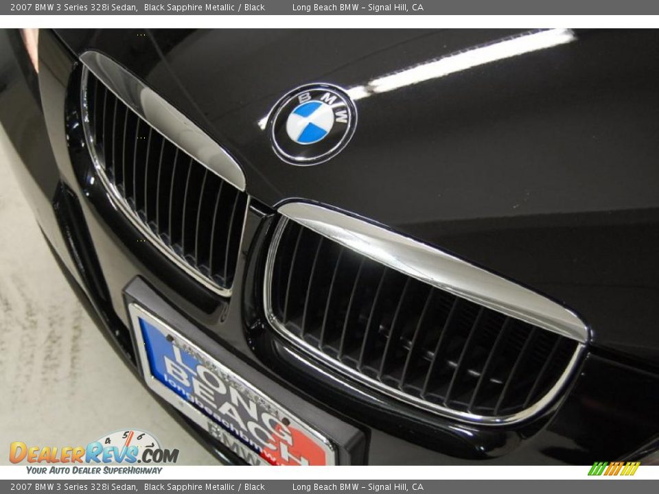2007 BMW 3 Series 328i Sedan Black Sapphire Metallic / Black Photo #14