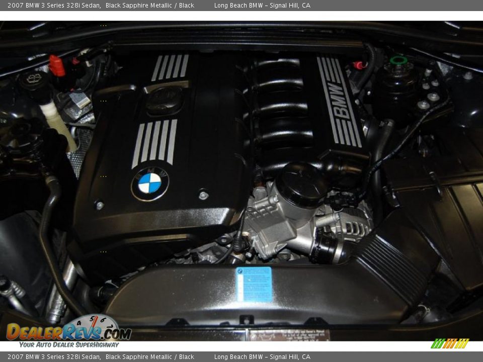 2007 BMW 3 Series 328i Sedan Black Sapphire Metallic / Black Photo #17