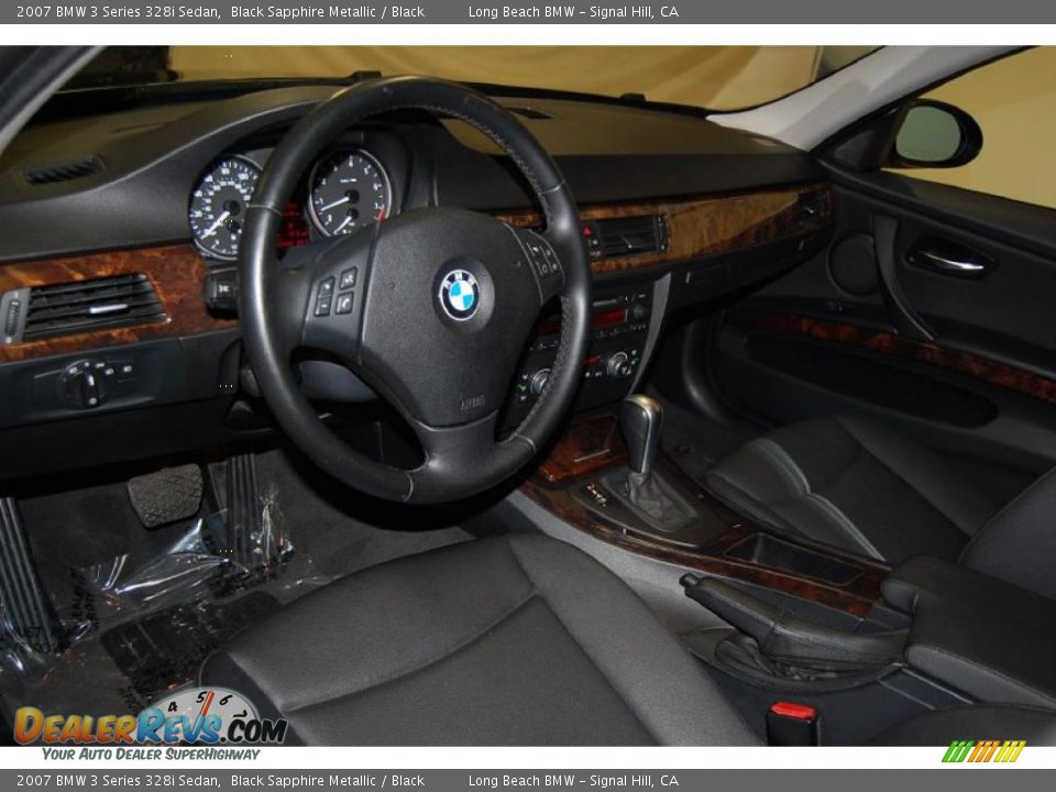 2007 BMW 3 Series 328i Sedan Black Sapphire Metallic / Black Photo #18
