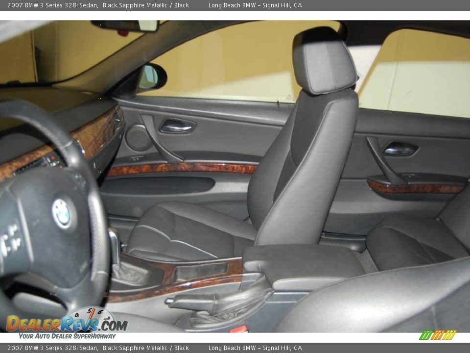 2007 BMW 3 Series 328i Sedan Black Sapphire Metallic / Black Photo #19