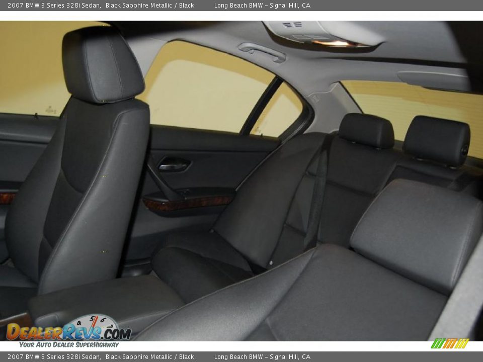 2007 BMW 3 Series 328i Sedan Black Sapphire Metallic / Black Photo #20