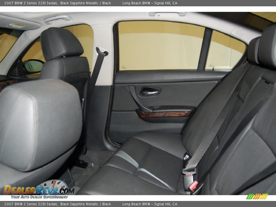 2007 BMW 3 Series 328i Sedan Black Sapphire Metallic / Black Photo #24