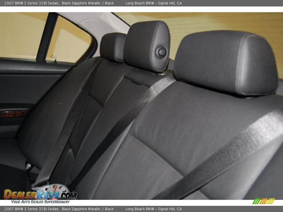 2007 BMW 3 Series 328i Sedan Black Sapphire Metallic / Black Photo #25