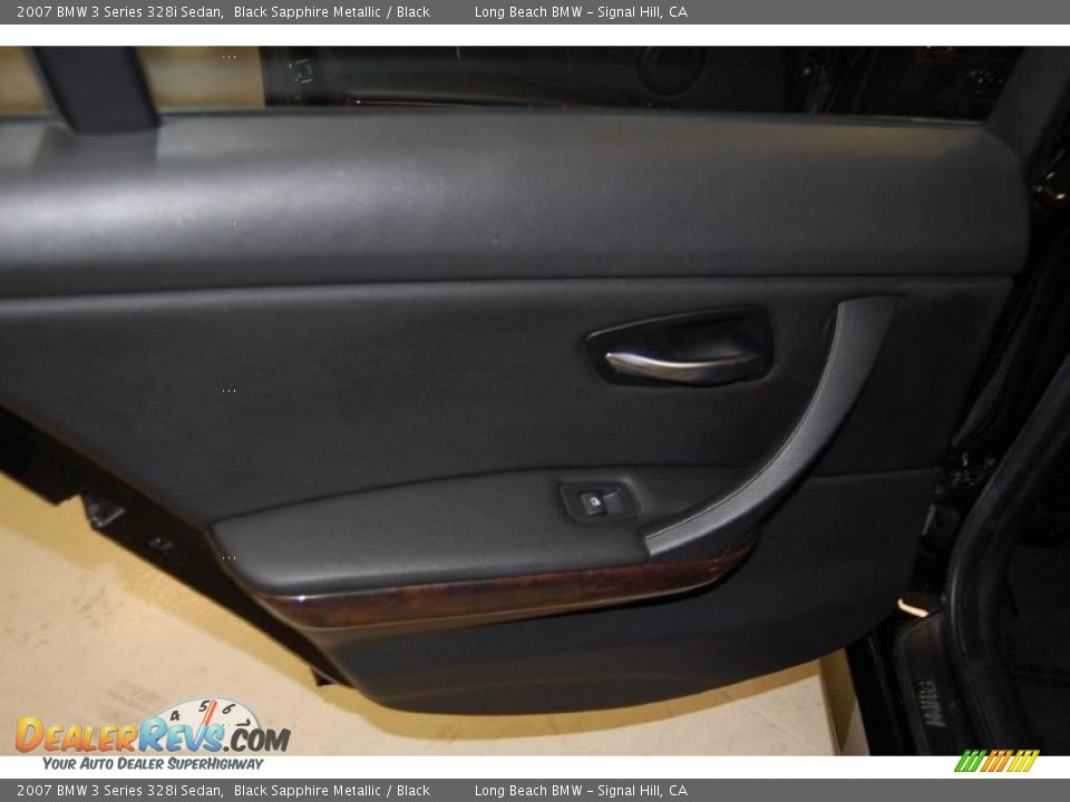2007 BMW 3 Series 328i Sedan Black Sapphire Metallic / Black Photo #27