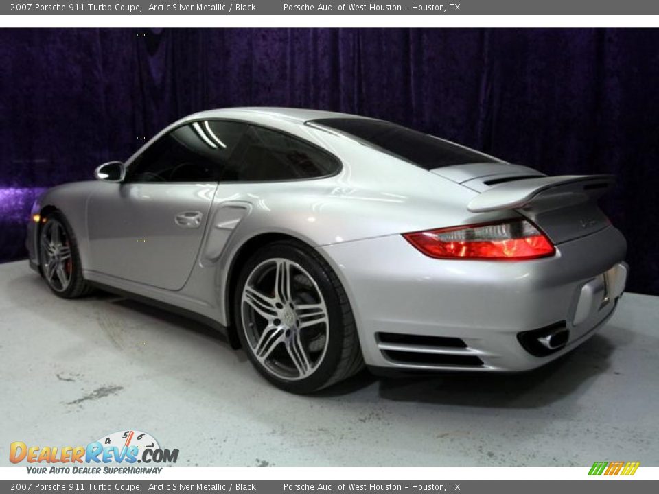 2007 Porsche 911 Turbo Coupe Arctic Silver Metallic / Black Photo #3