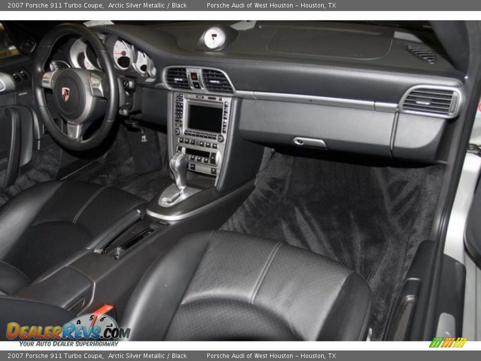 2007 Porsche 911 Turbo Coupe Arctic Silver Metallic / Black Photo #9