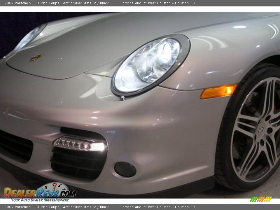 2007 Porsche 911 Turbo Coupe Arctic Silver Metallic / Black Photo #12