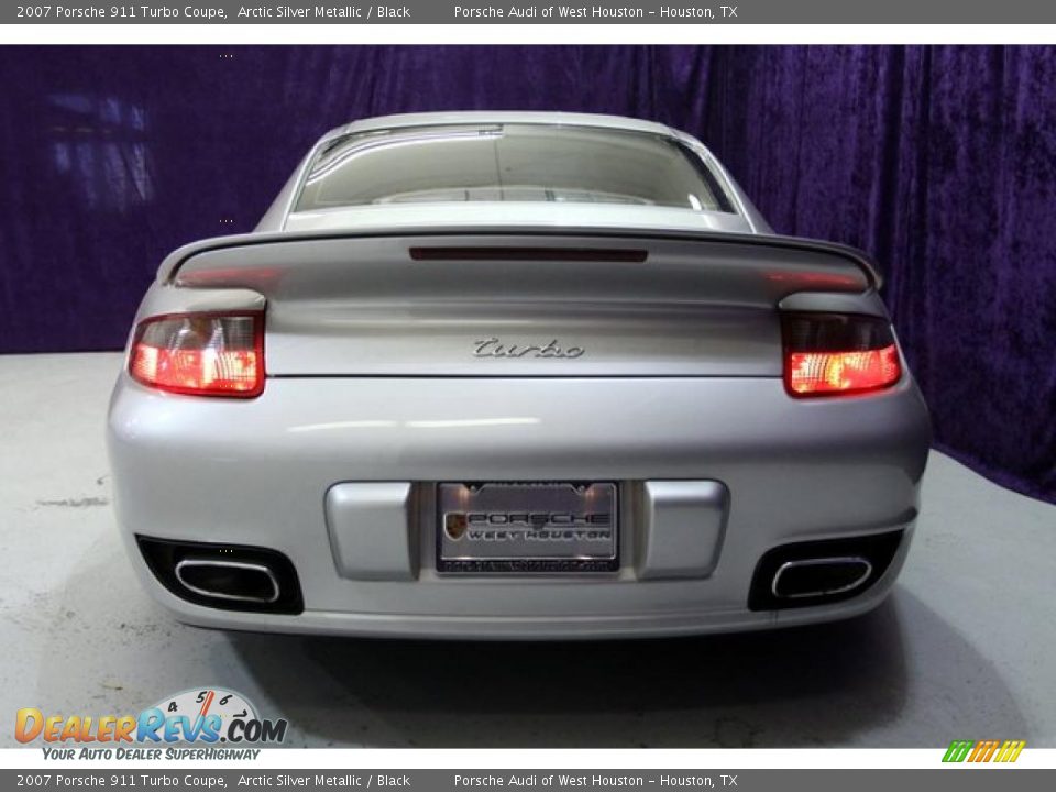 2007 Porsche 911 Turbo Coupe Arctic Silver Metallic / Black Photo #15