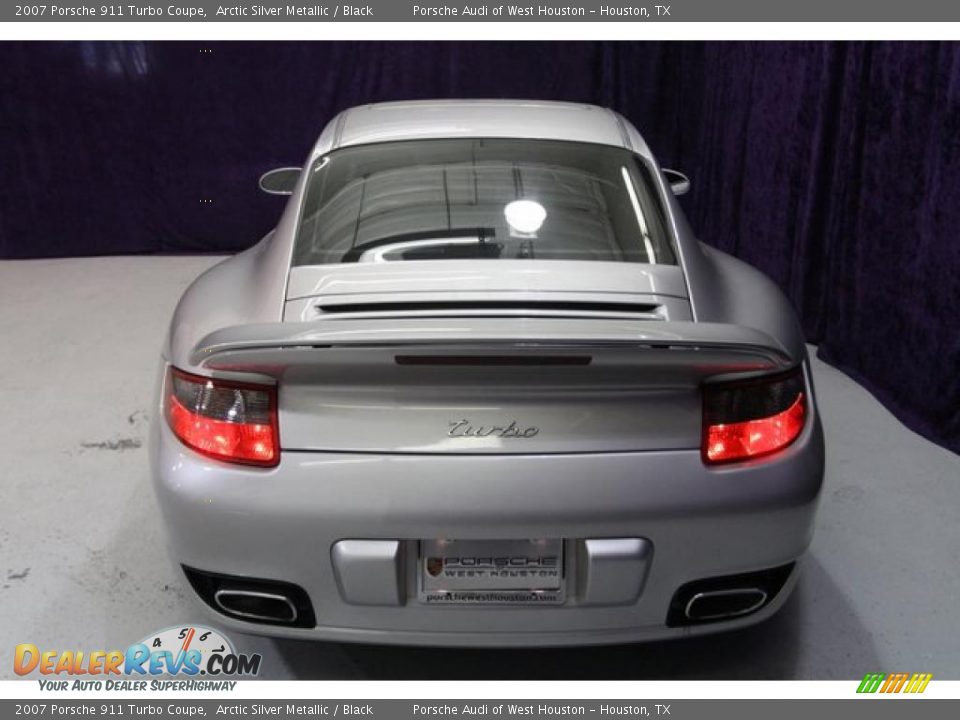 2007 Porsche 911 Turbo Coupe Arctic Silver Metallic / Black Photo #16
