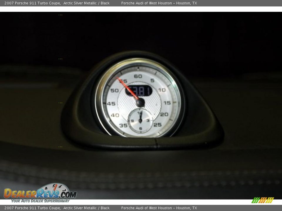 2007 Porsche 911 Turbo Coupe Arctic Silver Metallic / Black Photo #33