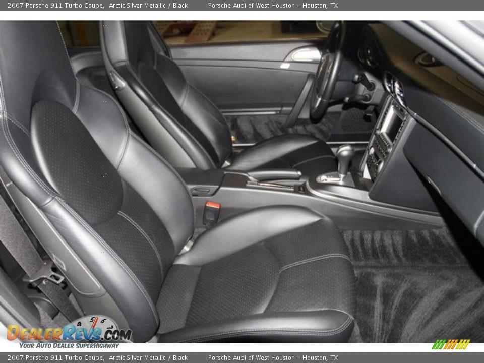 2007 Porsche 911 Turbo Coupe Arctic Silver Metallic / Black Photo #35