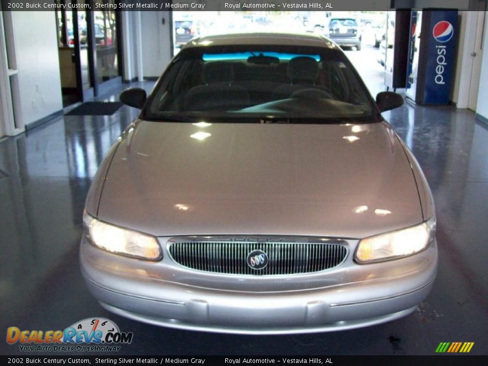 2002 Buick Century Custom Sterling Silver Metallic / Medium Gray Photo #2